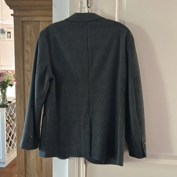 NWT Uniqlo grey comfort 2b jacket plaid xs - Picture 9 of 13